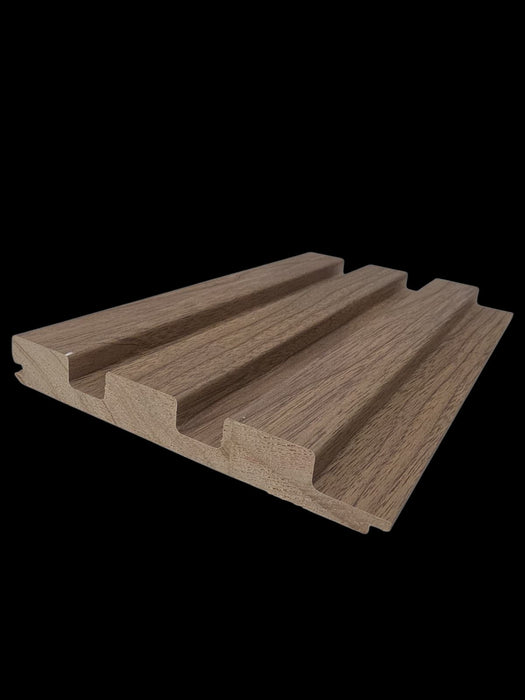 3 Grid Slat Panel - Walnut (J Collection)