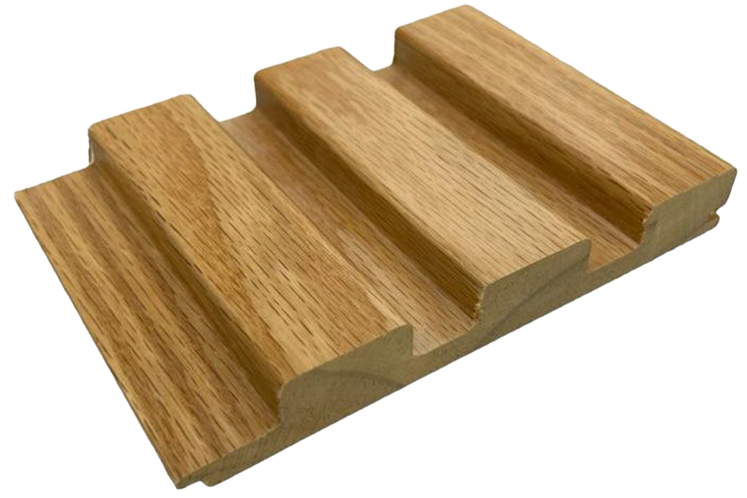 3 Grid Slat Panel - Oak Veneer (J Collection)