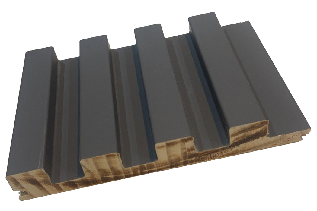 4 Grid Slat Panel - Charcoal Gray (J Collection)