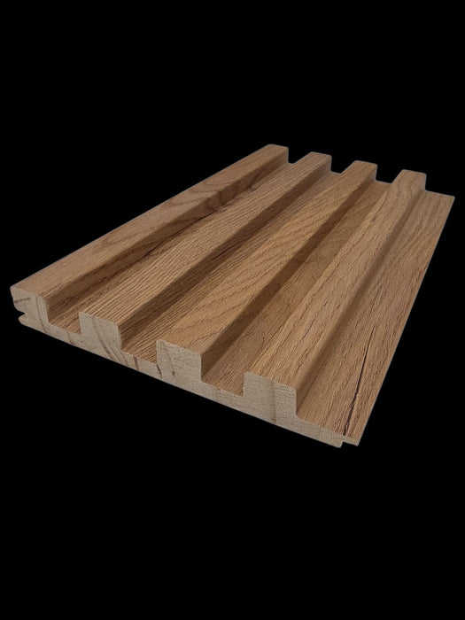 4 Grid Slat Panel - Natural Oak (J Collection)