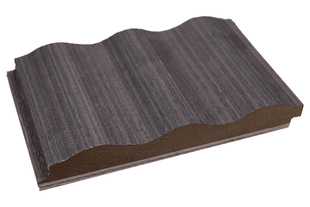 3 Hill Slat Panel - Dark Gray Veneer (J Collection)