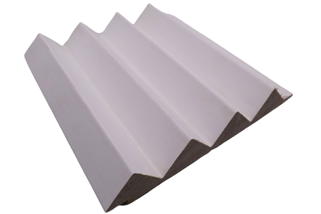 4 Triangles Slat Panel - White (J Collection)