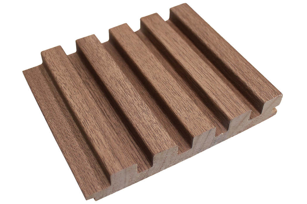 5 Grid Wide Slat Panel - Walnut (J Collection)