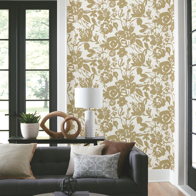 Brushstroke Floral Wallpaper BL1732