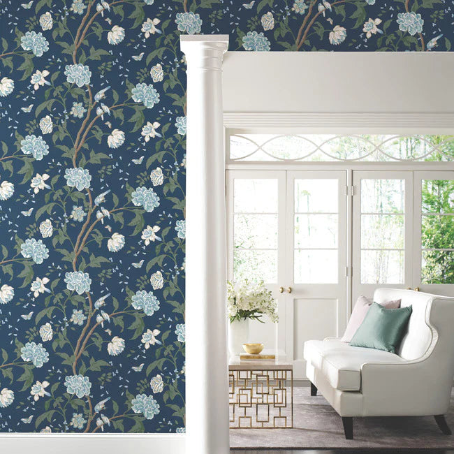 Teahouse Floral Wallpaper BL1782