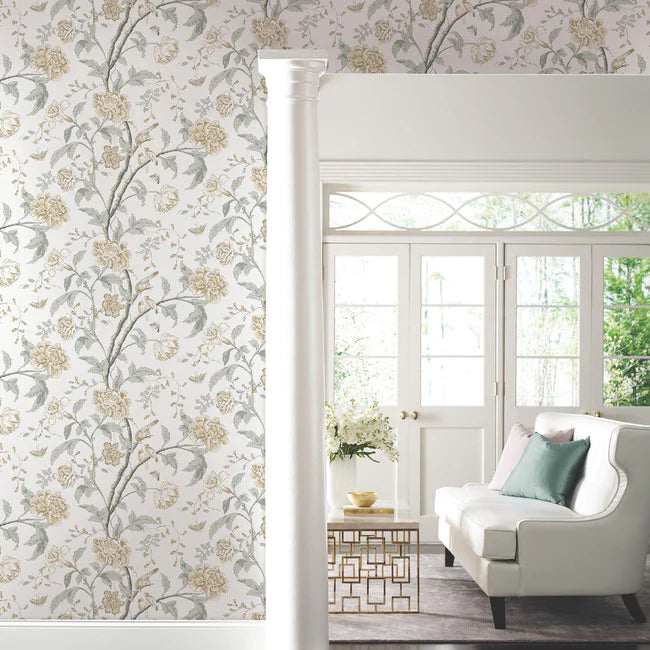 Teahouse Floral Wallpaper BL1783