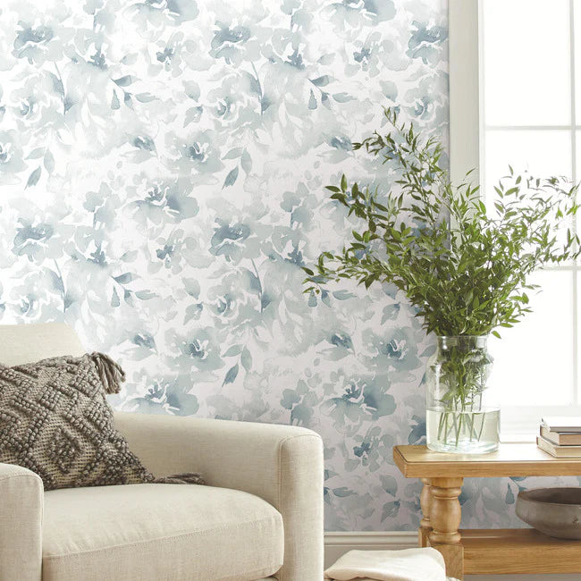Renewed Floral Premium Peel + Stick Wallpaper PSW1492RL