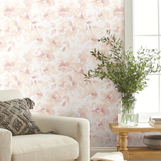 Renewed Floral Premium Peel + Stick Wallpaper PSW1493RL