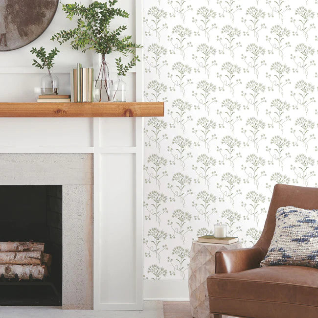 Wildflower Premium Peel + Stick Wallpaper PSW1503RL