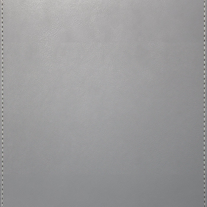 Leather Grain Wall Panel with Stitches - Light Gray (#524)