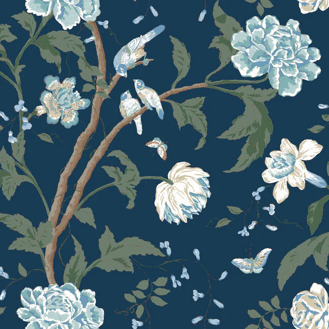 Teahouse Floral Wallpaper BL1782