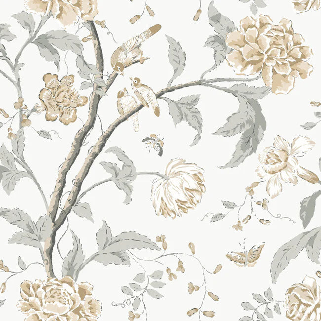 Teahouse Floral Wallpaper BL1783