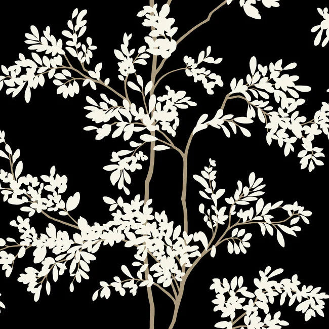 Lunaria Silhouette Wallpaper BL1804