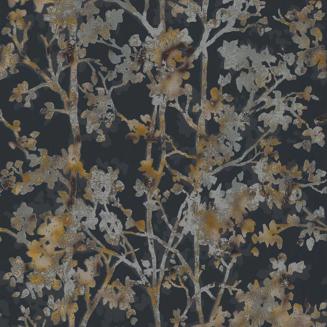 Shimmering Foliage Wallpaper NW3580