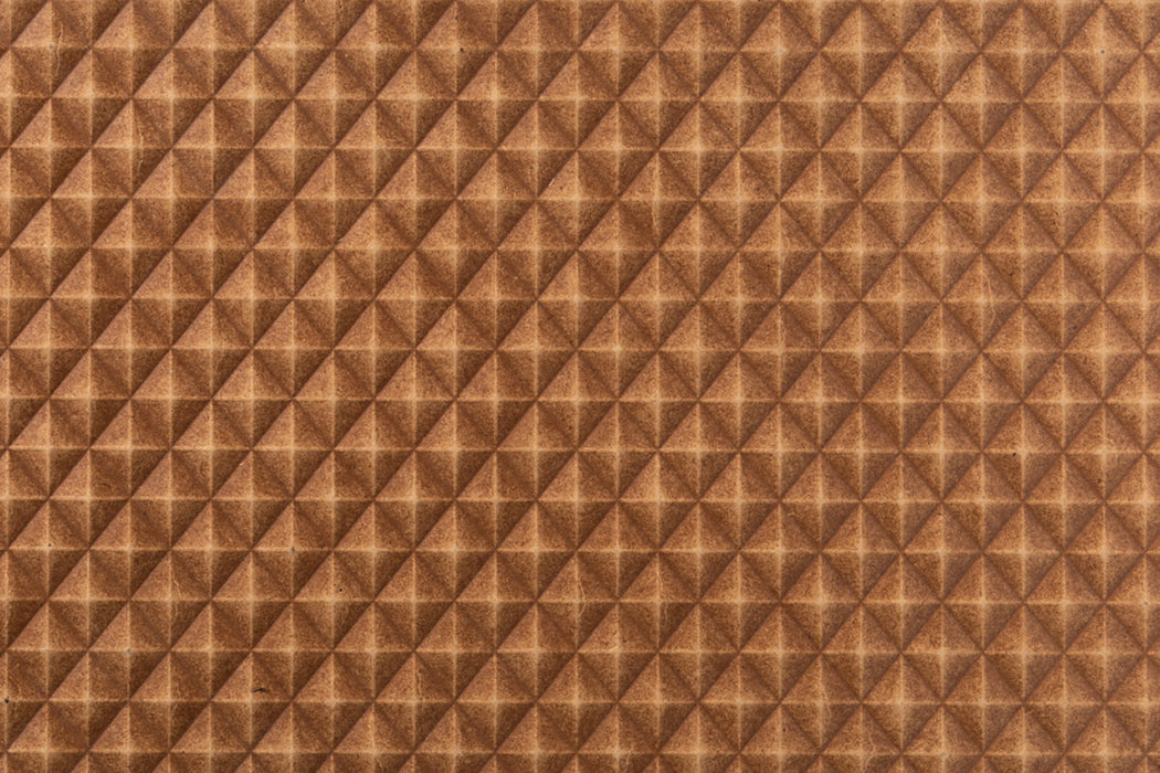 Brown Prisma Textured Panel - Paintable