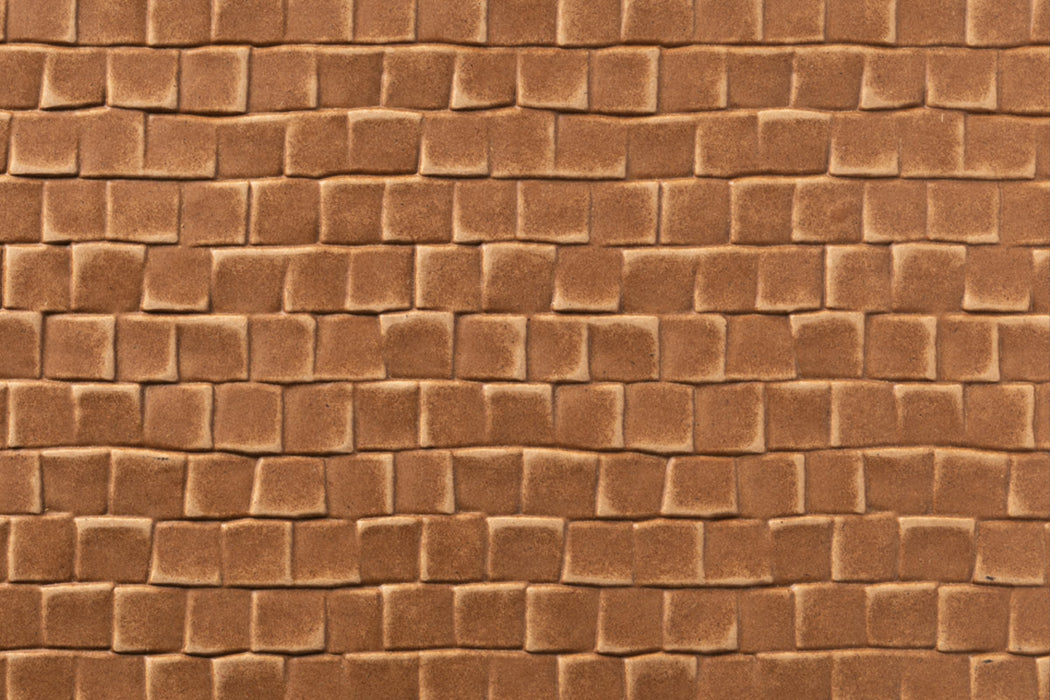 Brown Blocks Textured Panel - Paintable